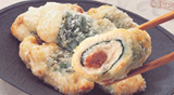ササミの梅肉竜田揚げ