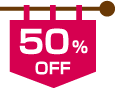 50%OFF