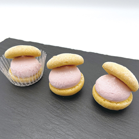 プチサンドクリーム(ストロベリー) 130g(10個入) 23506 販売期間 2月末頃-4月★欠品中★販売期間終了