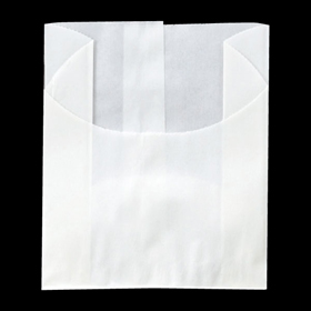 6888 ハーフムーン無地(耐油紙) #140-0 小 (90(35)X(62+45)) 100袋