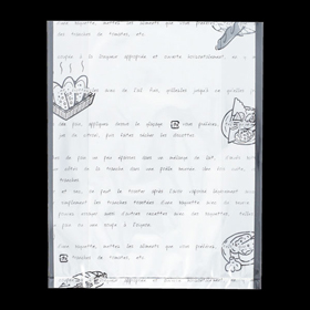 6887 レシピ柄サンド袋 #198 (0.04X220X200mm) 100袋