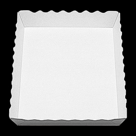 パントレー波型(白) 中【エ】 100枚 Y003594