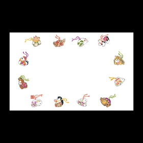 テーブルマット尺3#242 土鈴 100枚 Y004611