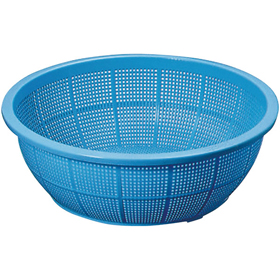 ザル DX丸型 ブルー 1号 1個 Y005434