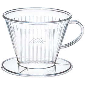 コーヒードリッパー つば広タイプ AS樹脂製 102-DL 1個 Y006228