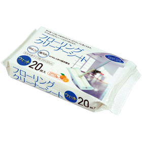 CC フローリングクリーナーシート ウェット 20枚入 1袋 Y006691