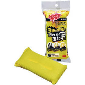 スコッチ・ブライトネットスポンジ#9400 黄色 1個 Y012061