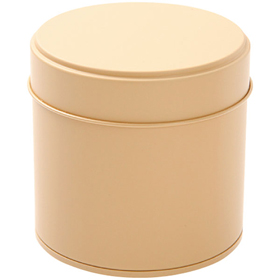 コルン缶 ベージュ 1個 Y012770