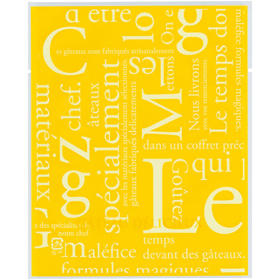 カマスGT(透明)バラ #3 洋柄イエロー 100枚 Y015374