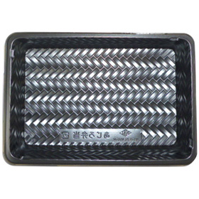 アジロ弁当 本体 溜/溜 50枚 Y019367