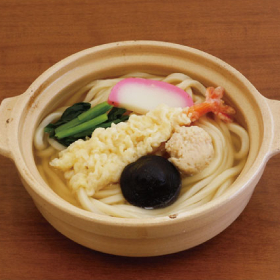 具付麺 えび天鍋焼うどんセット 1食294g(麺200g) X028003★欠品中