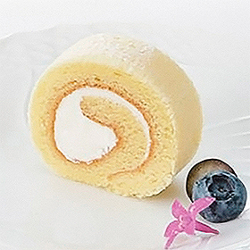 ロールケーキプレーン(北海道クリーム使用) 190g(20切入)X023535 ★→X027029に変更