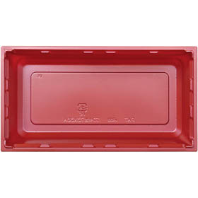 ワン折重 73×38 底のみ 73×38A 赤 217×116×50(43)mm 1袋(50枚入) Y016567