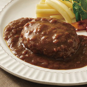 カレーソースdeハンバーグ170g（固形量：100g）×10個入 X027521