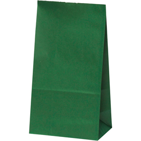 ハイバック角底袋 H4 エメラルド (130X80X235mm) 100袋