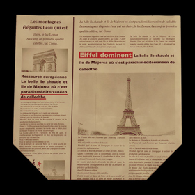 2027 ヨーロピアン亀甲袋 #413 茶 100枚 Y001172