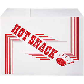 8240 ホットスナック平袋(耐油耐水紙) #314 小 100枚 Y001201