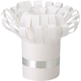 白チャップ花 26Φ(帯付) 100個 Y003672