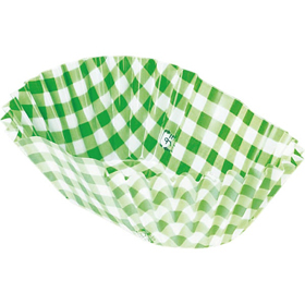 フードケース 格子 緑 小判 8F (500枚入) 1本 Y004063