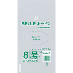 20# BELLEボードン8号 4穴 100枚 Y007668