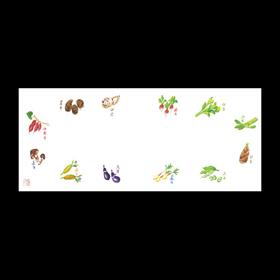 テーブルマットおてもと#3467 旬の野菜 100枚 Y013202