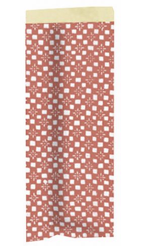 箸袋 染彩SENSAI NO.4536 柿色38×100mm 500枚入 2437