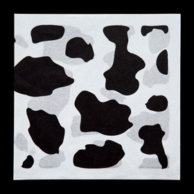 8991 モーモー柄バーガー袋 150角 100枚 Y013747