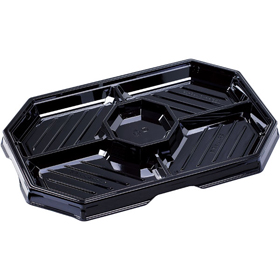 オードブル43-28 本体 黒 10枚 Y014688