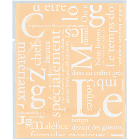 カマスGT(透明)バラ #2 洋柄クリーム 100枚 Y015365