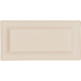 ムギ&タケスクエアプレート 13×26CM【エ】 50枚 Y019103