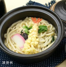 具付麺 えび天鍋焼うどんセット 1食300g(麺200g) 13646