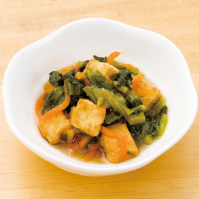 小松菜と厚揚げの煮物 70g 18209
