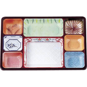 夢彩ごぜん 本体のみ TSR-90-60 I 柄付 273.5×180×32.5mm 1袋(50枚入) Y019358