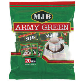 MJB アーミーグリーン ドリップコーヒー 7g×20袋 X027265