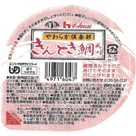 やわらか倶楽部 きんとき鯛風味 70g X018830