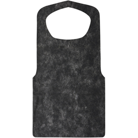 エプロン(A)折 黒 1袋(50枚入) Y004504