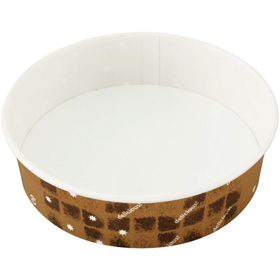 耐熱性ペーパーコップ150ΦブラウンK8151B1 100枚 Y002379