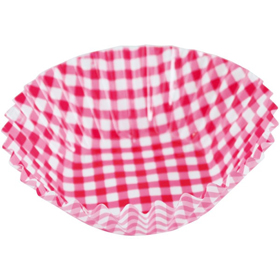 フードケース 格子 赤 10F (500枚入) 1本 Y004054