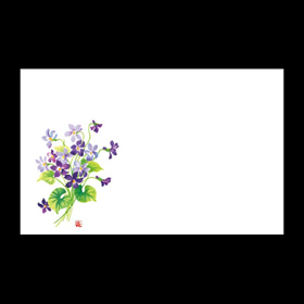 テーブルマット尺3#457 すみれ 100枚 Y004786