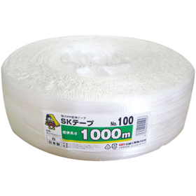 SKテープ 白 #100 1000m 1巻 Y008192