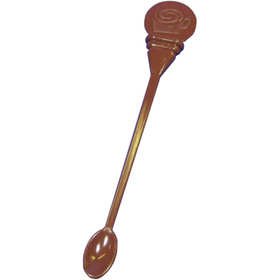 リッドキャップマドラー 茶色 500本入 500本 Y012347