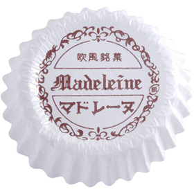 8451 マドレーヌ グラシン 印刷 7号 1000枚入 1本 Y015139