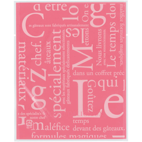 カマスGT(透明)バラ #3 洋柄ピンク 100枚 Y015376