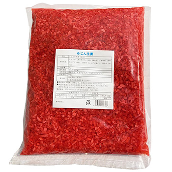 オーバン)紅生姜 みじん切り（中） 1kg×10
