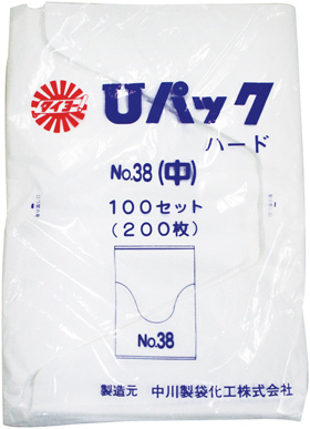 Uパック (乳白) A380×B500 (C260) mm 厚0.012mm 200枚入 14962
