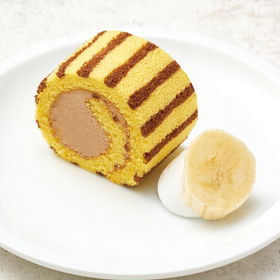 PSロールケーキ(チョコバナナ) 200g(カットなし) 21700 販売期間4月末-8月