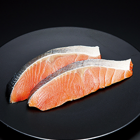 骨なし秋鮭切身約80ｇ×8切→★X027076に変更