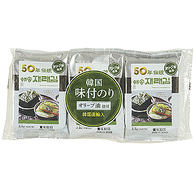 韓国味付のり 7枚×3袋 23963★終売