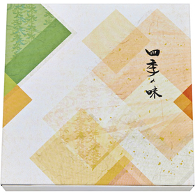 夢彩ごぜんボックス 本体のみ TSR-BOX70-70 新雅(しんみやび) 213×213×40mm 1袋(50枚入) Y001269