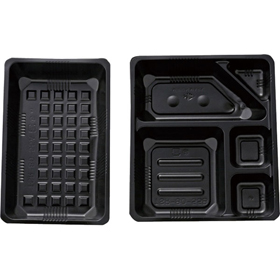 夢彩ごぜんボックス 中仕切のみ TSR-BOX80-55 中仕切I 黒 243×164×29mm 1袋(50枚入) Y001260